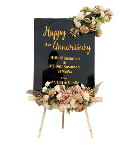 Papan Bunga Akrilik Kekiling
